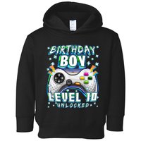 Level 10 Unlocked Video Game 10th Birthday Gamer Boys TShirt Toddler Hoodie