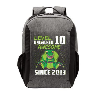 Level 10 Unlocked Awesome Since 2013 10th Birthday Gaming Vector Backpack