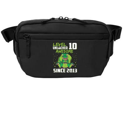 Level 10 Unlocked Awesome Since 2013 10th Birthday Gaming Crossbody Pack