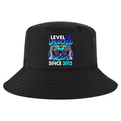 Level 10 Unlocked Awesome Since 2012 10th Birthday Cool Comfort Performance Bucket Hat