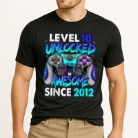Level 10 Unlocked Awesome Since 2012 10th Birthday Cooling Performance Crew T-Shirt