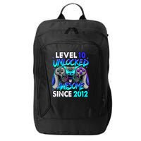 Level 10 Unlocked Awesome Since 2012 10th Birthday City Backpack