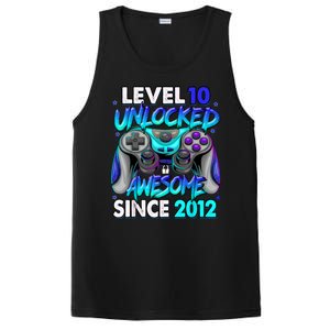 Level 10 Unlocked Awesome Since 2012 10th Birthday PosiCharge Competitor Tank