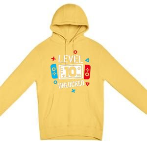 Level 10 Unlocked Birthday, 10th Birthday Boy Gamer, 10 Years Old Gamer Premium Pullover Hoodie