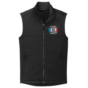 Level 10 Unlocked Birthday, 10th Birthday Boy Gamer, 10 Years Old Gamer Collective Smooth Fleece Vest