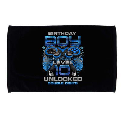 Level 10 Unlocked Awesome Since 2013 10th Birthday Gaming Microfiber Hand Towel