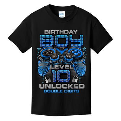 Level 10 Unlocked Awesome Since 2013 10th Birthday Gaming Kids T-Shirt