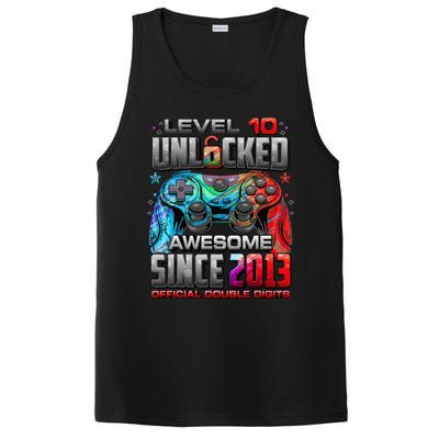 Level 10 Unlocked Awesome Since 2013 10th Birthday Gaming PosiCharge Competitor Tank