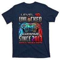 Level 10 Unlocked Awesome Since 2013 10th Birthday Gaming T-Shirt