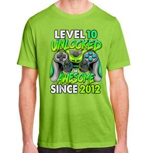 Level 10 Unlocked Awesome 2012 Video Game 10th Birthday Adult ChromaSoft Performance T-Shirt