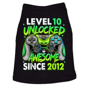 Level 10 Unlocked Awesome 2012 Video Game 10th Birthday Doggie Tank