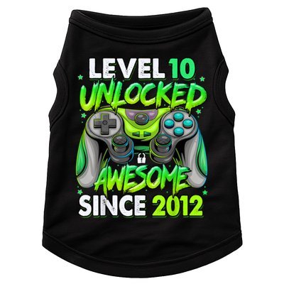Level 10 Unlocked Awesome 2012 Video Game 10th Birthday Doggie Tank
