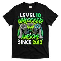 Level 10 Unlocked Awesome 2012 Video Game 10th Birthday T-Shirt