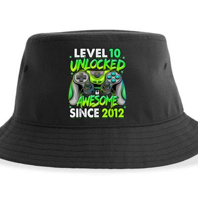 Level 10 Unlocked Awesome 2012 Video Game 10th Birthday Sustainable Bucket Hat
