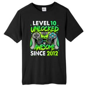 Level 10 Unlocked Awesome 2012 Video Game 10th Birthday Tall Fusion ChromaSoft Performance T-Shirt