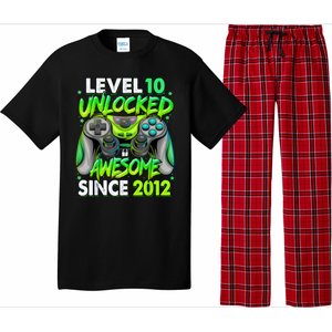 Level 10 Unlocked Awesome 2012 Video Game 10th Birthday Pajama Set