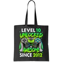 Level 10 Unlocked Awesome 2012 Video Game 10th Birthday Tote Bag