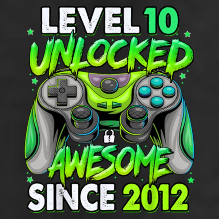 Level 10 Unlocked Awesome 2012 Video Game 10th Birthday Trucker Hat