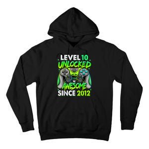 Level 10 Unlocked Awesome 2012 Video Game 10th Birthday Tall Hoodie