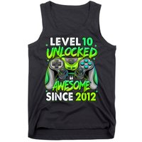 Level 10 Unlocked Awesome 2012 Video Game 10th Birthday Tank Top