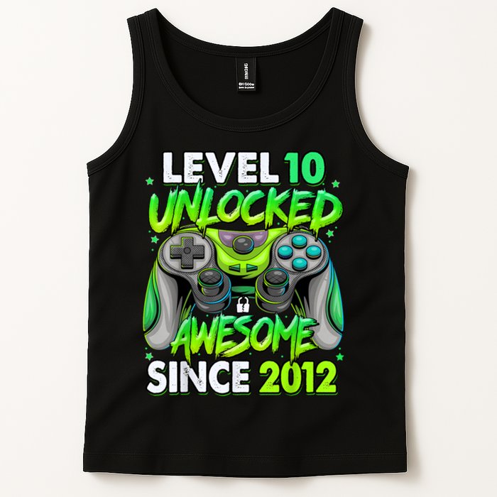 Level 10 Unlocked Awesome 2012 Video Game 10th Birthday Tank Top