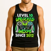 Level 10 Unlocked Awesome 2012 Video Game 10th Birthday Tank Top