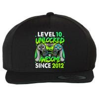 Level 10 Unlocked Awesome 2012 Video Game 10th Birthday Wool Snapback Cap