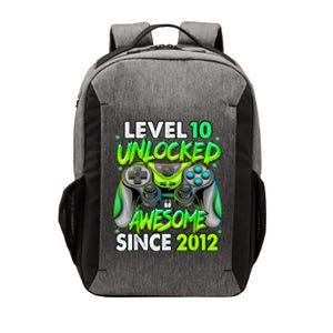 Level 10 Unlocked Awesome 2012 Video Game 10th Birthday Vector Backpack