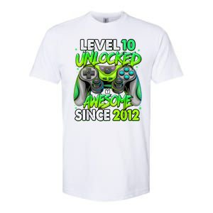 Level 10 Unlocked Awesome 2012 Video Game 10th Birthday Softstyle CVC T-Shirt