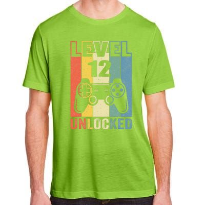 Level 12 Unlocked Funny Video Gamer 12th Birthday Gift Adult ChromaSoft Performance T-Shirt