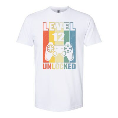 Level 12 Unlocked Funny Video Gamer 12th Birthday Gift Softstyle CVC T-Shirt