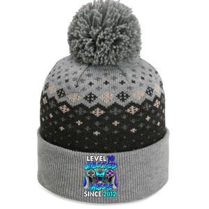 Level 10 Unlocked Awesome 2012 Cute 10th Birthday The Baniff Cuffed Pom Beanie