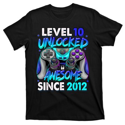 Level 10 Unlocked Awesome 2012 Cute 10th Birthday T-Shirt