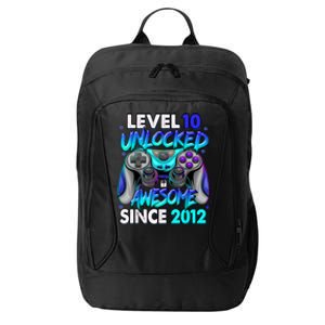 Level 10 Unlocked Awesome 2012 Cute 10th Birthday City Backpack