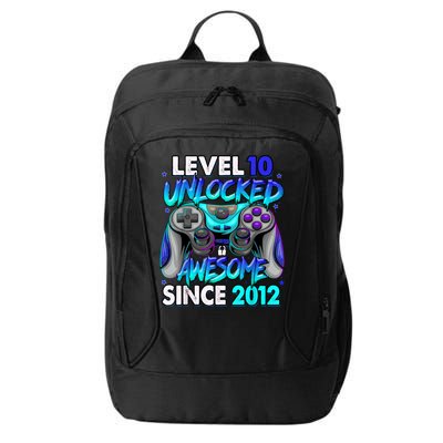 Level 10 Unlocked Awesome 2012 Cute 10th Birthday City Backpack