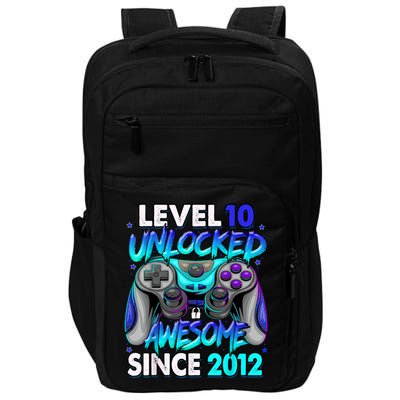 Level 10 Unlocked Awesome 2012 Cute 10th Birthday Impact Tech Backpack