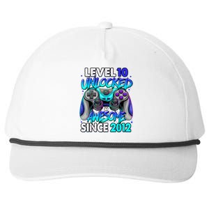 Level 10 Unlocked Awesome 2012 Cute 10th Birthday Snapback Five-Panel Rope Hat