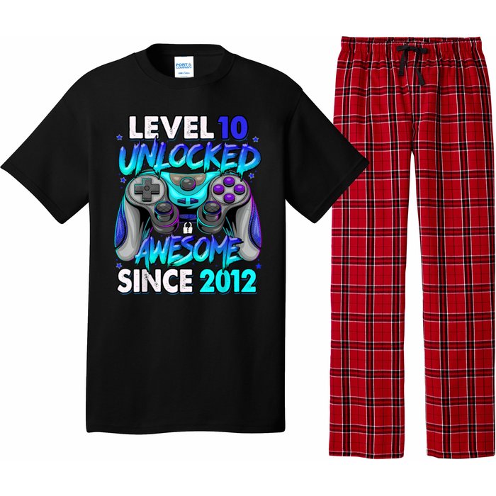 Level 10 Unlocked Awesome 2012 Cute 10th Birthday Pajama Set