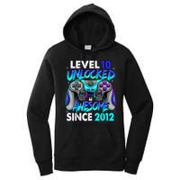 Level 10 Unlocked Awesome 2012 Cute 10th Birthday Women's Pullover Hoodie