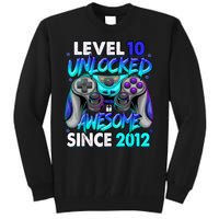 Level 10 Unlocked Awesome 2012 Cute 10th Birthday Tall Sweatshirt