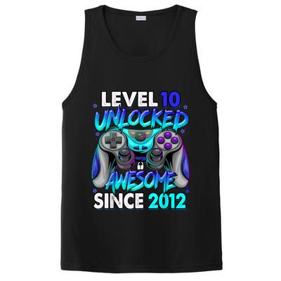 Level 10 Unlocked Awesome 2012 Cute 10th Birthday PosiCharge Competitor Tank