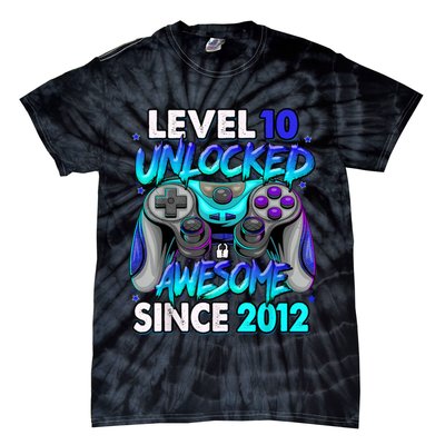 Level 10 Unlocked Awesome 2012 Cute 10th Birthday Tie-Dye T-Shirt