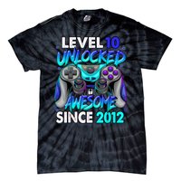 Level 10 Unlocked Awesome 2012 Cute 10th Birthday Tie-Dye T-Shirt