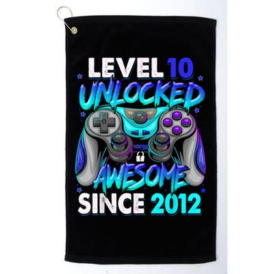 Level 10 Unlocked Awesome 2012 Cute 10th Birthday Golf Towel