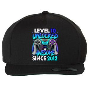 Level 10 Unlocked Awesome 2012 Cute 10th Birthday Wool Snapback Cap