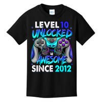 Level 10 Unlocked Awesome 2012 Cute 10th Birthday Kids T-Shirt