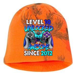 Level 10 Unlocked Awesome 2012 Cute 10th Birthday Kati - Camo Knit Beanie