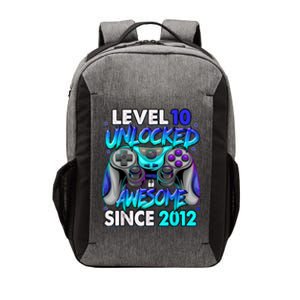 Level 10 Unlocked Awesome 2012 Cute 10th Birthday Vector Backpack