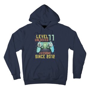 Level 11 Unlocked 11th Birthday 11 Year Old Boy Gifts Gamer Hoodie