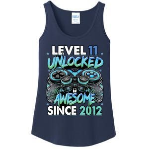 Level 11 Unlocked Awesome Since 2012 11th Birthday Gaming Ladies Essential Tank